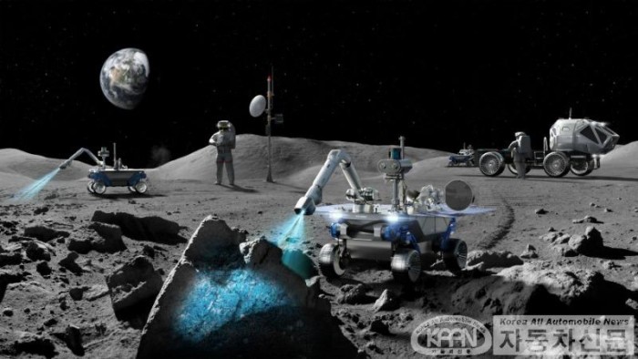 1-3 현대차그룹의 ‘달 탐사 전용 로버’가 달 탐사를 하고 있는 비전 이미지.jpg